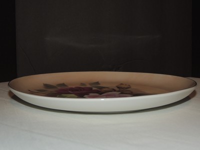 Vintage Lefton Plate Ne 2565 Sticker Hand Painted Heavenly Rose Gold Edge 10