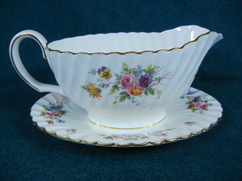 Minton Marlow S309 Gravy Boat on Attached Base