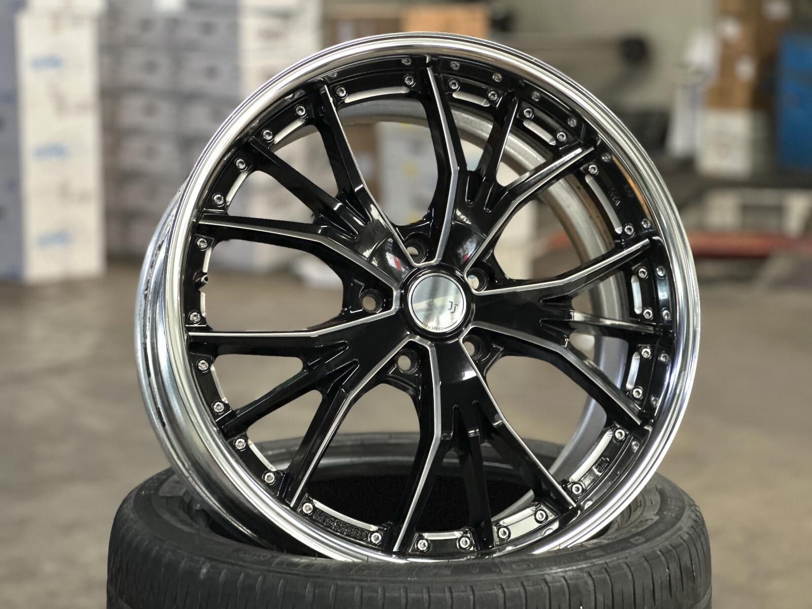 Genuine USED 19x8J M'z Speed JJ-Launcher JAPAN (4 Wheel Genuine USED 19x8J M'z Speed JJ-Launcher JAPAN (4 Wheel