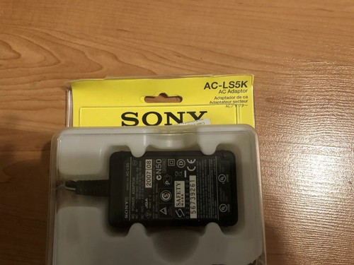 GENUINE SONY CYBER-SHOT AC-LS5K AC ADAPTOR FOR CYBER-SHOT CAMERAS
