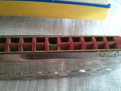 Vintage Hohner harmonica, made in Germany