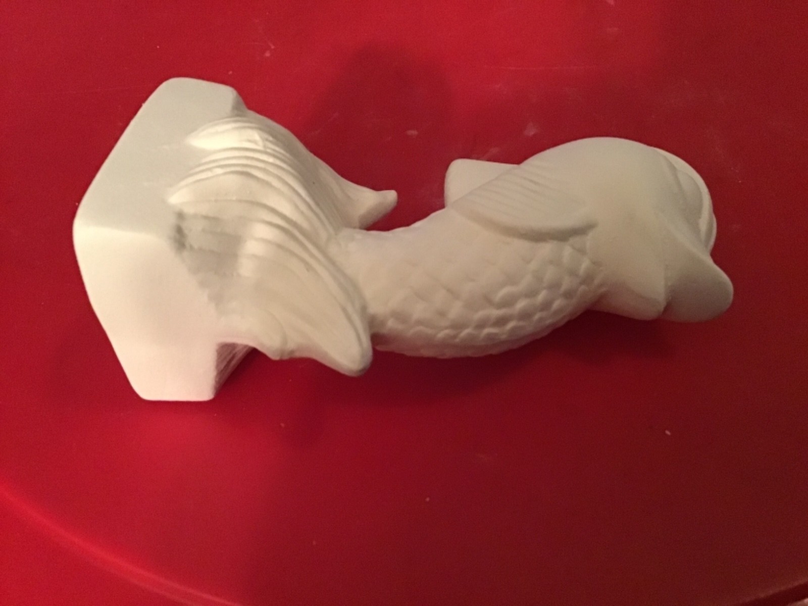 .Ceramic Bisque Japanese koi fish figure u  Paint Ready to Paint,aquarium decor