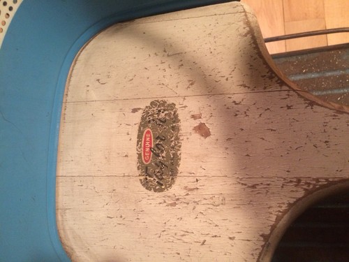 Rare Taylor Tot Antique Vintage Stroller and Walker Fender Blue