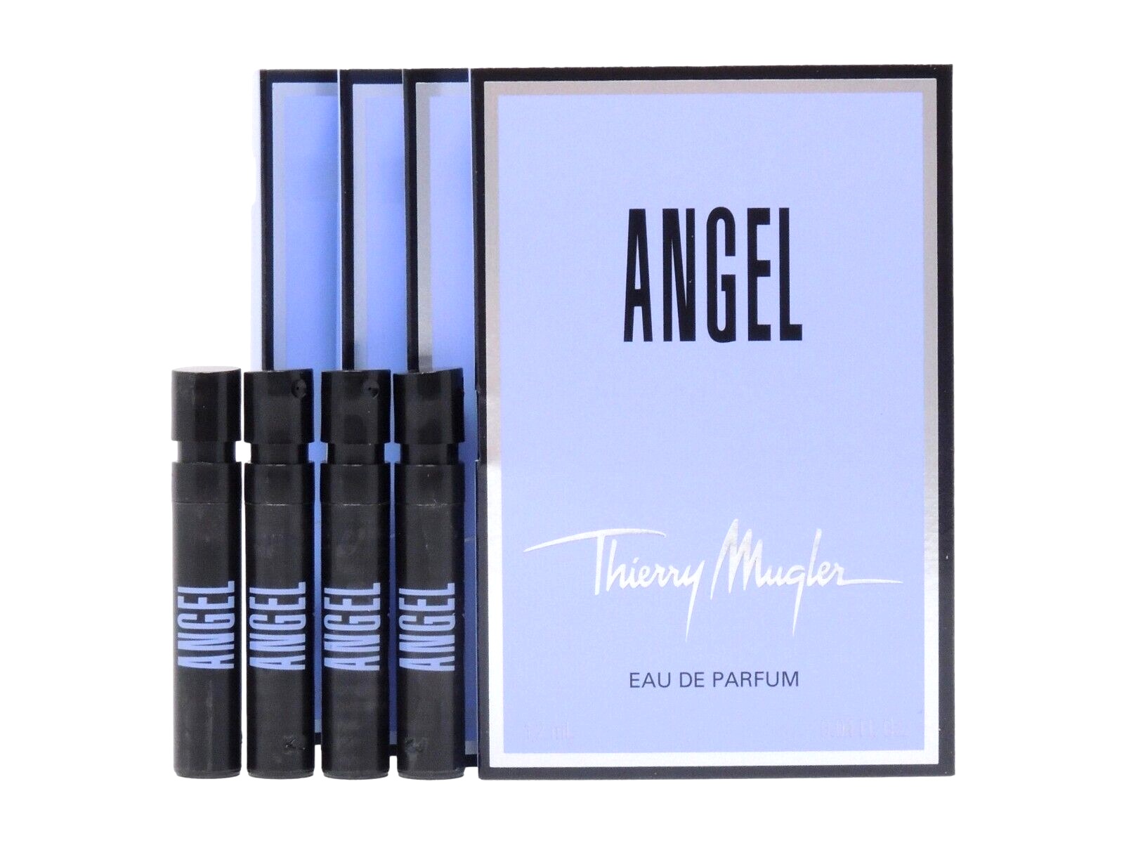 THIERRY MUGLER ANGEL EDP 1.2ml .04fl oz x 4 PERFUME SPRAY SAMPLES