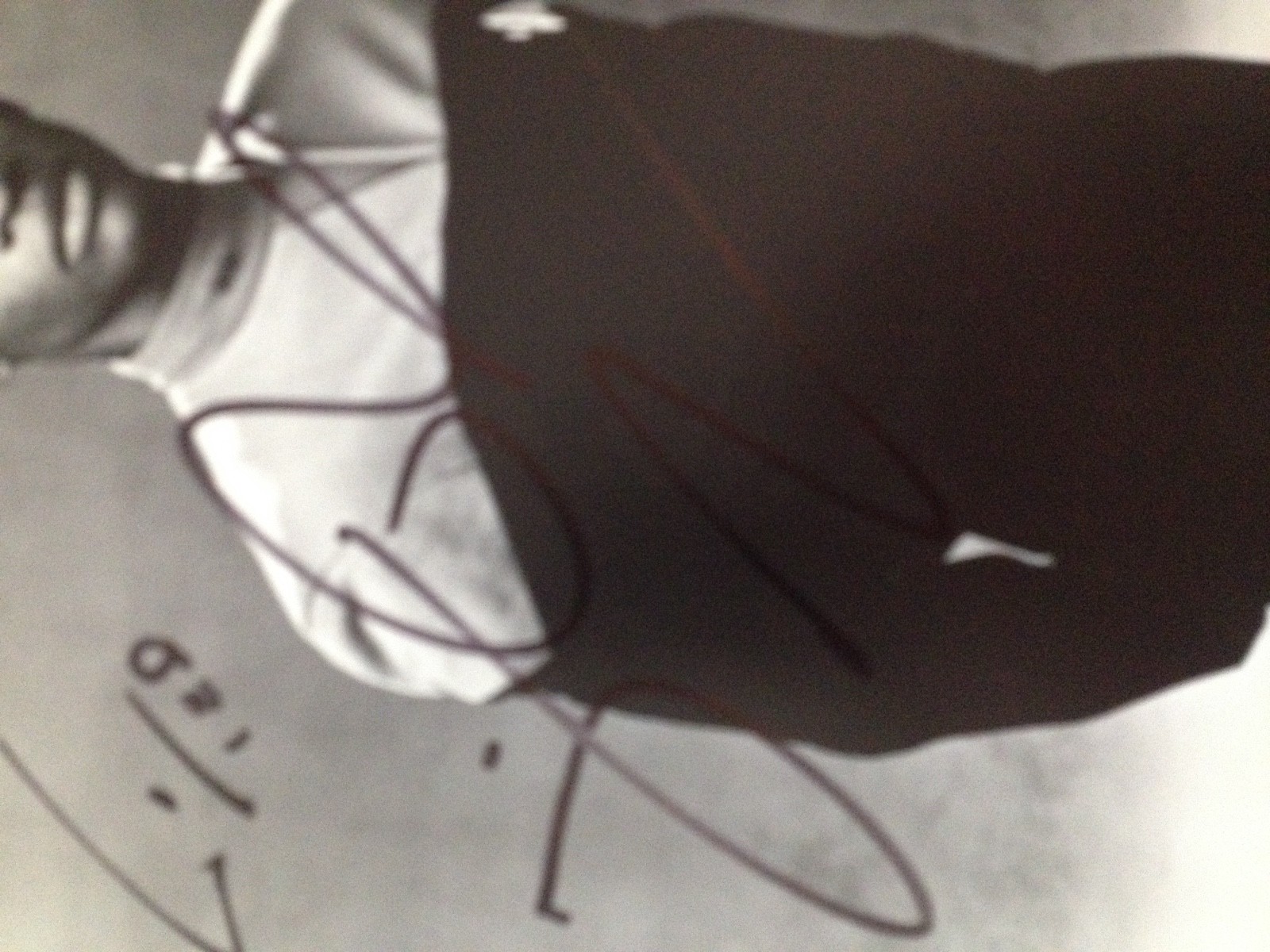 Tim Russ as Tuvok in Star Trek Voyager 8 X 10 Black and White photo ( To Ted )