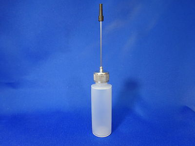 1-HOBBY OILER 1/2 OZ PRECISION HIGH QUAILITY BOTTLE MICRO TIP NEEDLE APPLICATOR 