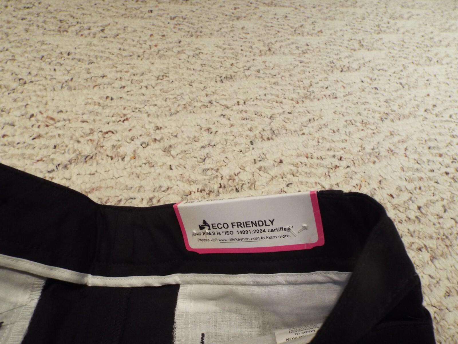 Girls navy blue pants size 10 adjustable waist band by Royal park school uniform