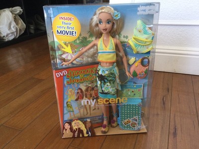My Scene Barbie Doll Jammin' In Jamaica DVD Mattel 2003 New