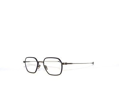 Dita Wilton 2043 A 49 Vintage Brushed Silver Black Titanium Eyeglasses DRX2043-A