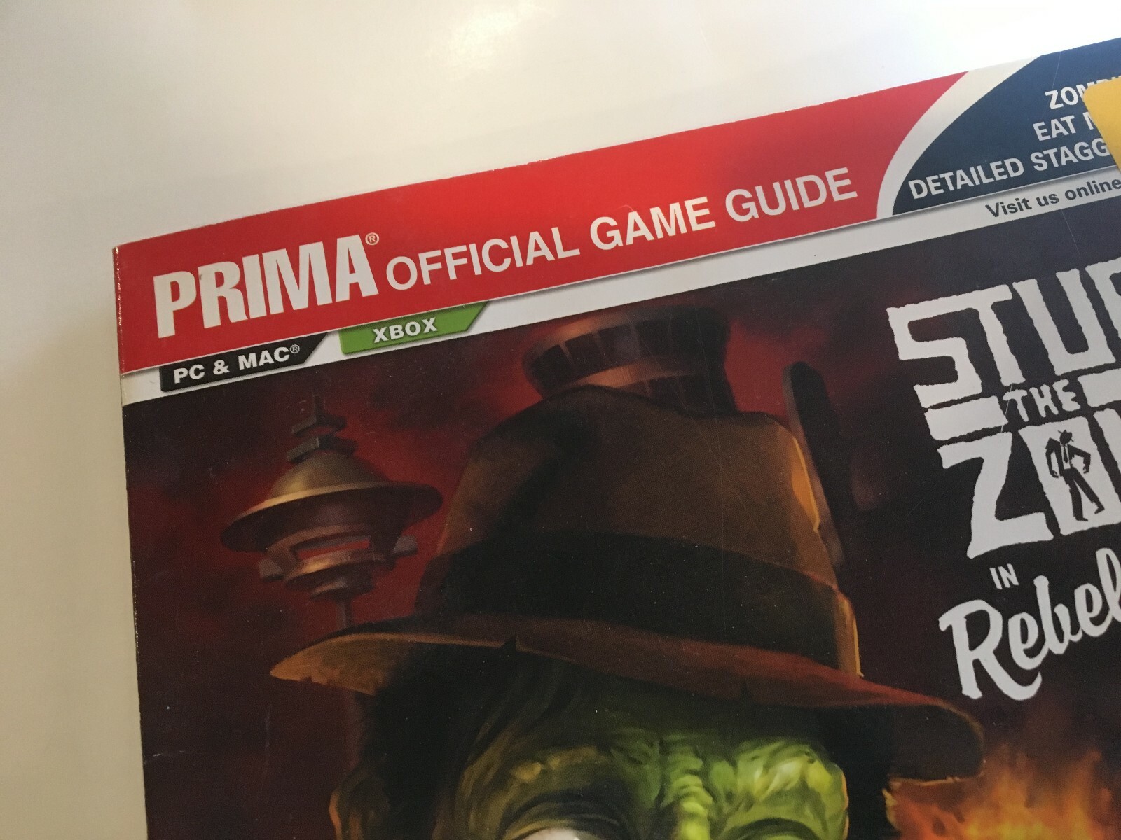 Stubbs the Zombie rebel without a Pulse Strategy Guide - XBOX PC - FREE SHIPPING