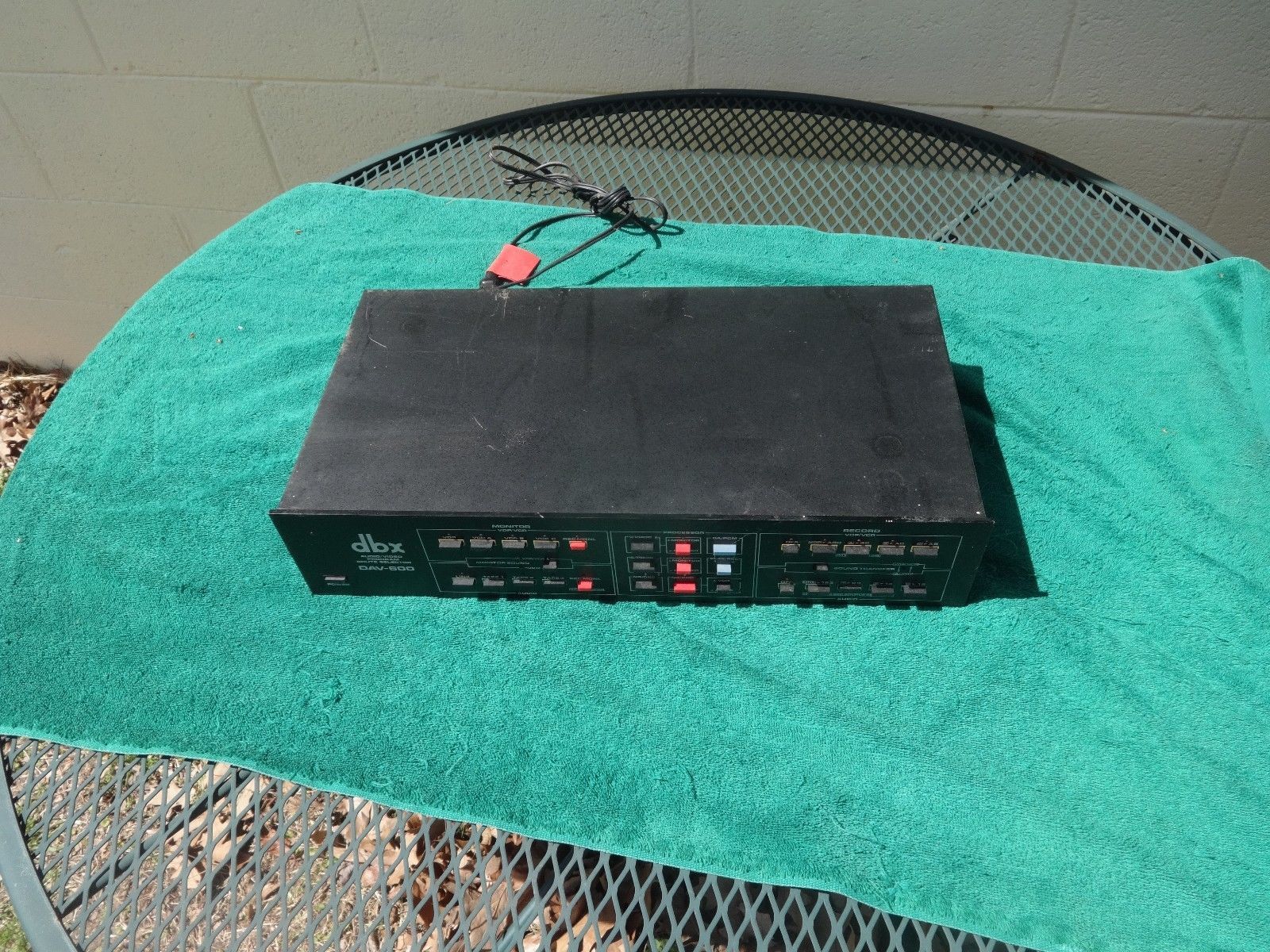 DBX DAV-600 Audio Video Program Route Selector, Vintage