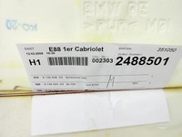 BMW 1er E88 125I 07-11 Cabrio Sitzbezug Sitzpolster für Rücksitzbank Hinten Boston Schwarz BMW 1er E88 125I 07-11... Vorschau 6