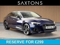 2022 Audi A5 2.0 TDI 40 Black Edition Sportback 5dr Diesel S Tronic quattro Euro