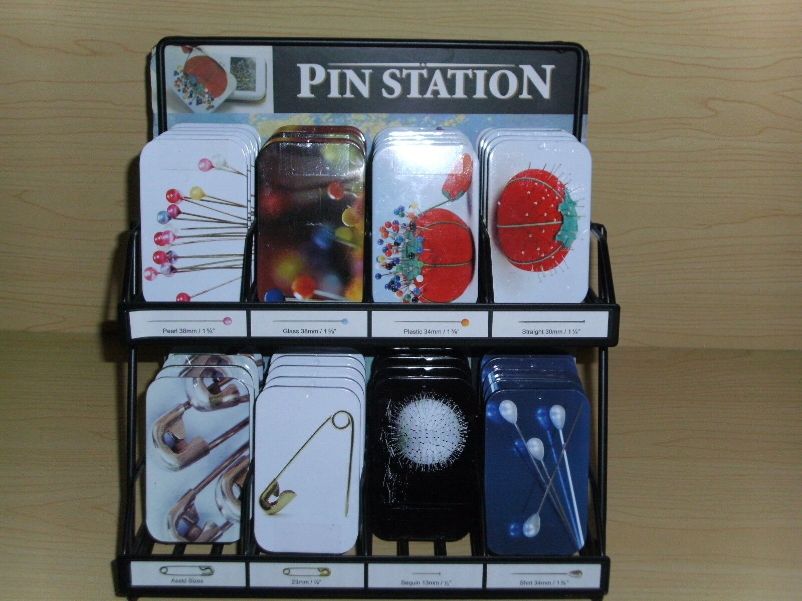 Pin Station Sequin Pins in Tin Pin Station Sequin Pins in Tin