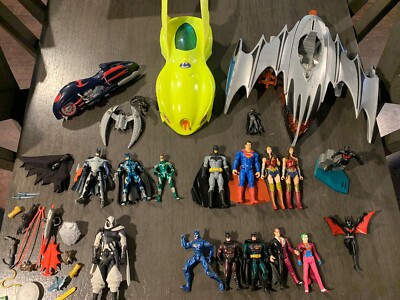 Lot of Batman Figures, Vehicles, Accessories. McFarlane Ghost Maker