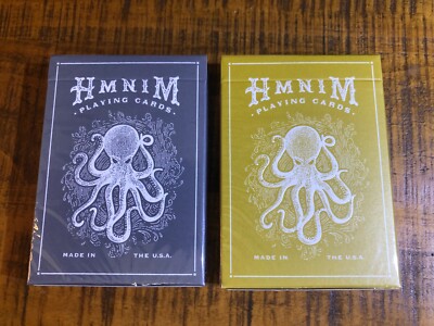 HMNIM (Hi My Name Is Mark) Gold and Grey Playing Cards Dan and Dave Art of Play