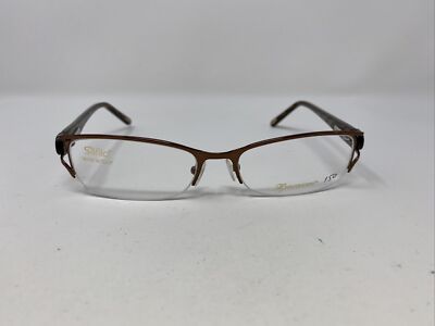 Emozioni Sàfilo Eyeglasses Frame 4332 0FK8 54-17-135 Brown Half Rim BF09