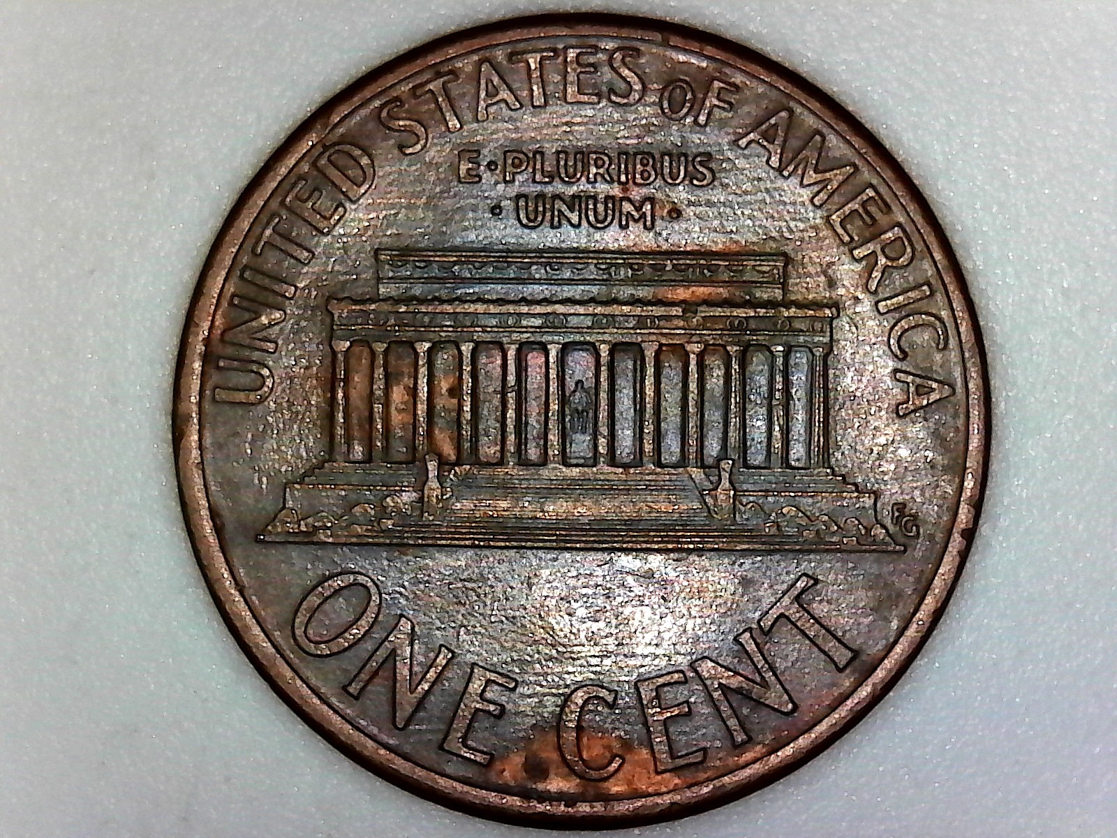 1995 D Penny Double Die Obv & Rev