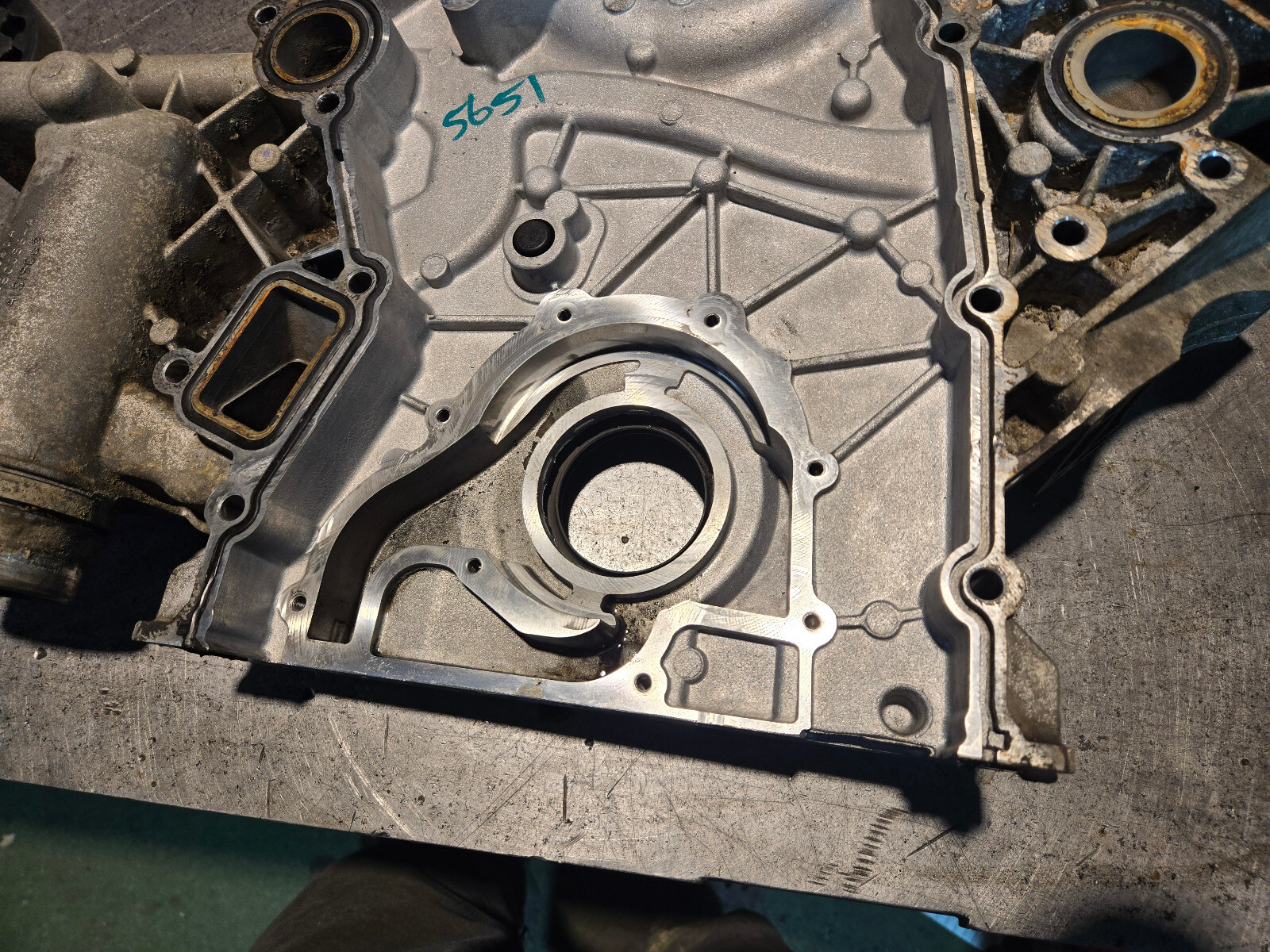 Ford 6.7 Powerstroke Diesel Front Timing Cover BC3Q-6C086-A REF5651 - Picture 8 of 12
