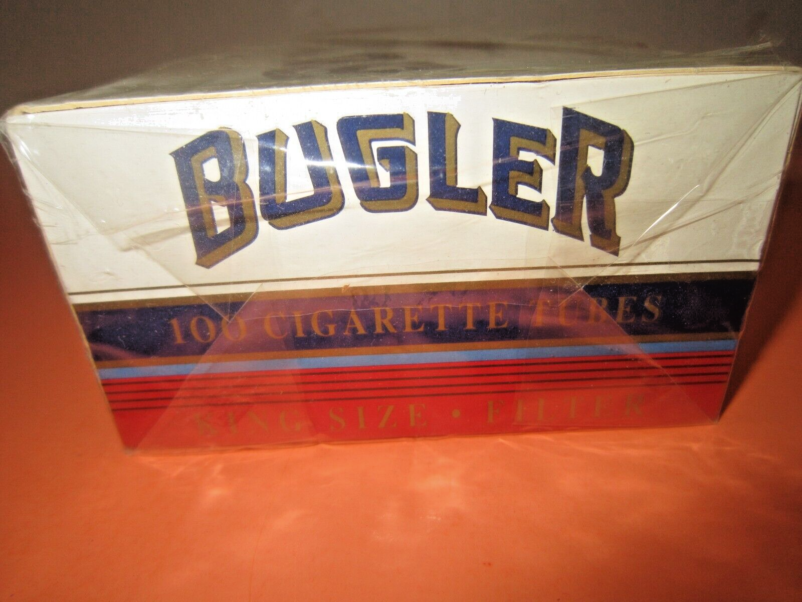Vintage Bugler Cigarette Tubes, NIOB Of 100 - King Size Filter, Made In Germany