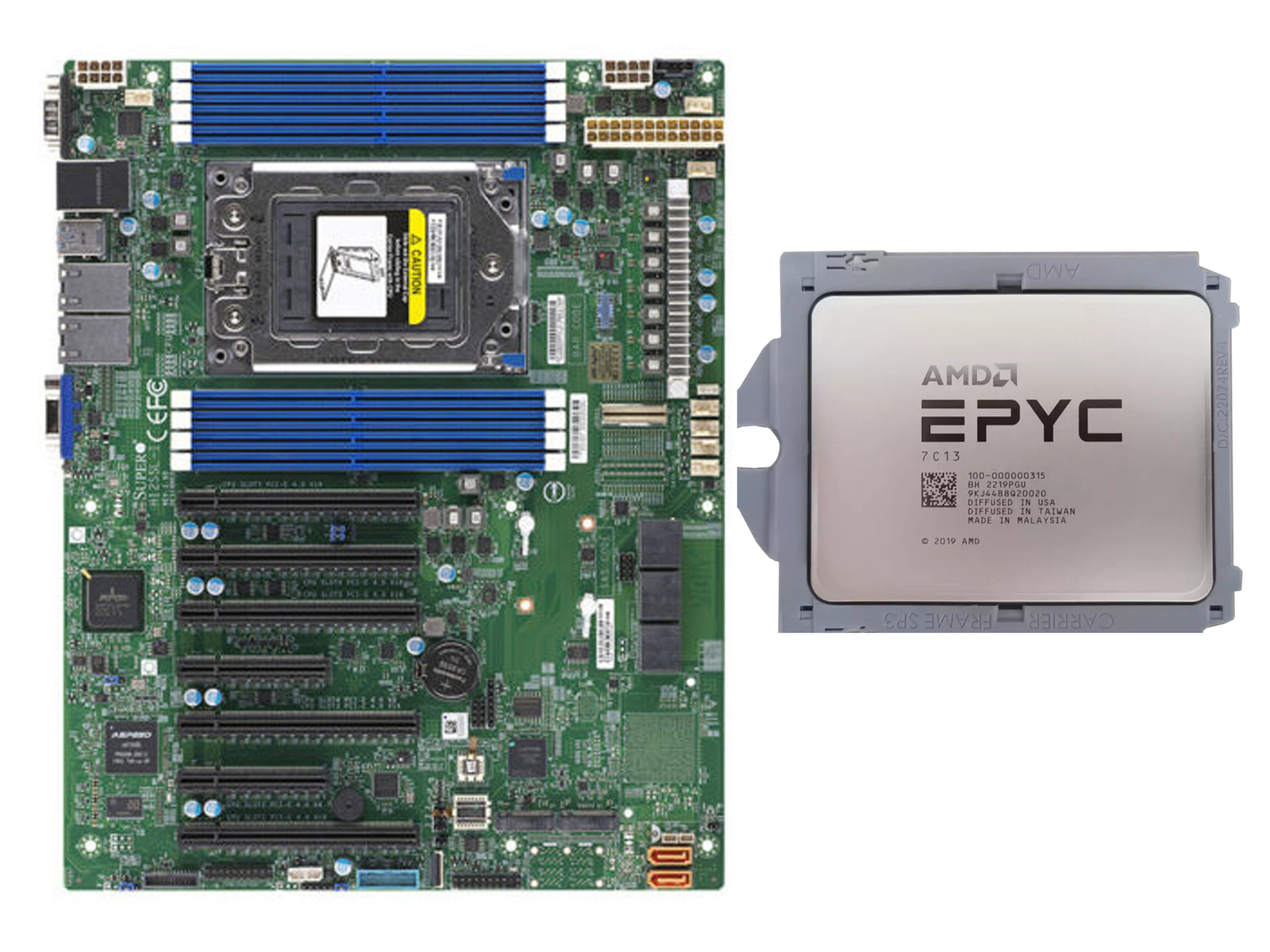 【ジャンク】Supermicro H12SSL-i AMD EPYC SP3 Supermicro H12SSL-i +AMD EPYC 7C13 cpu combination | eBay