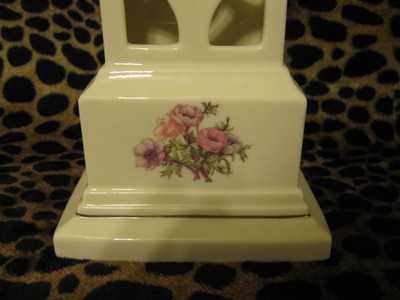 Godinger Porcelain Tower Clock/Hand Crafted/12 1/2