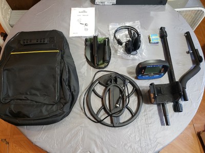 Huntermax Metal Detector. Lcd Display, 10'' Coil Adjustable, 5 Modes.