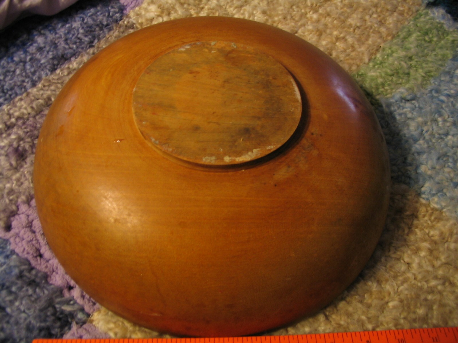Vintage Wooden Kitchen Dough Bowl Farmhouse handmade 1930's? Look