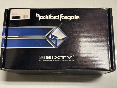 Rockford Fosgate 3SIXTY.3 8CH Interactive Signal Processor New In Box