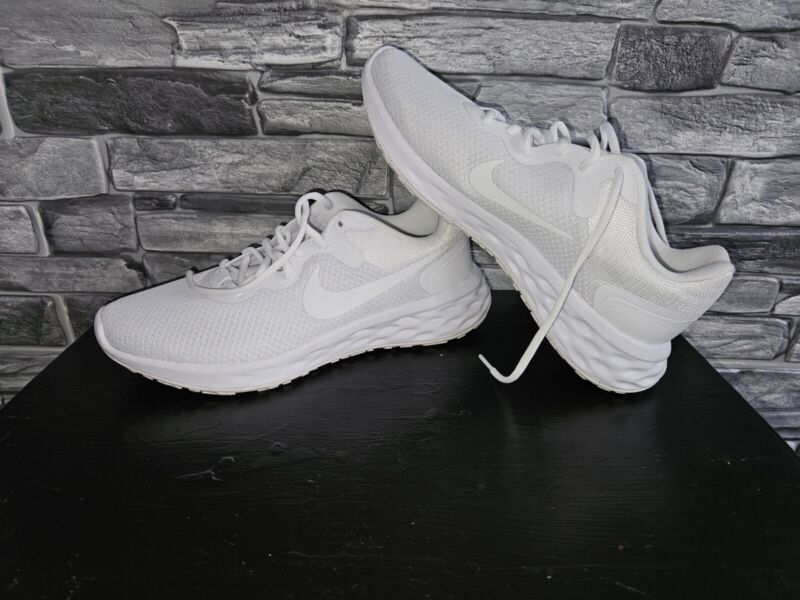 Nike Men'S Revolution 6 Nn Dc3728 102 Shoes Sneakers White, Size 8 Nib