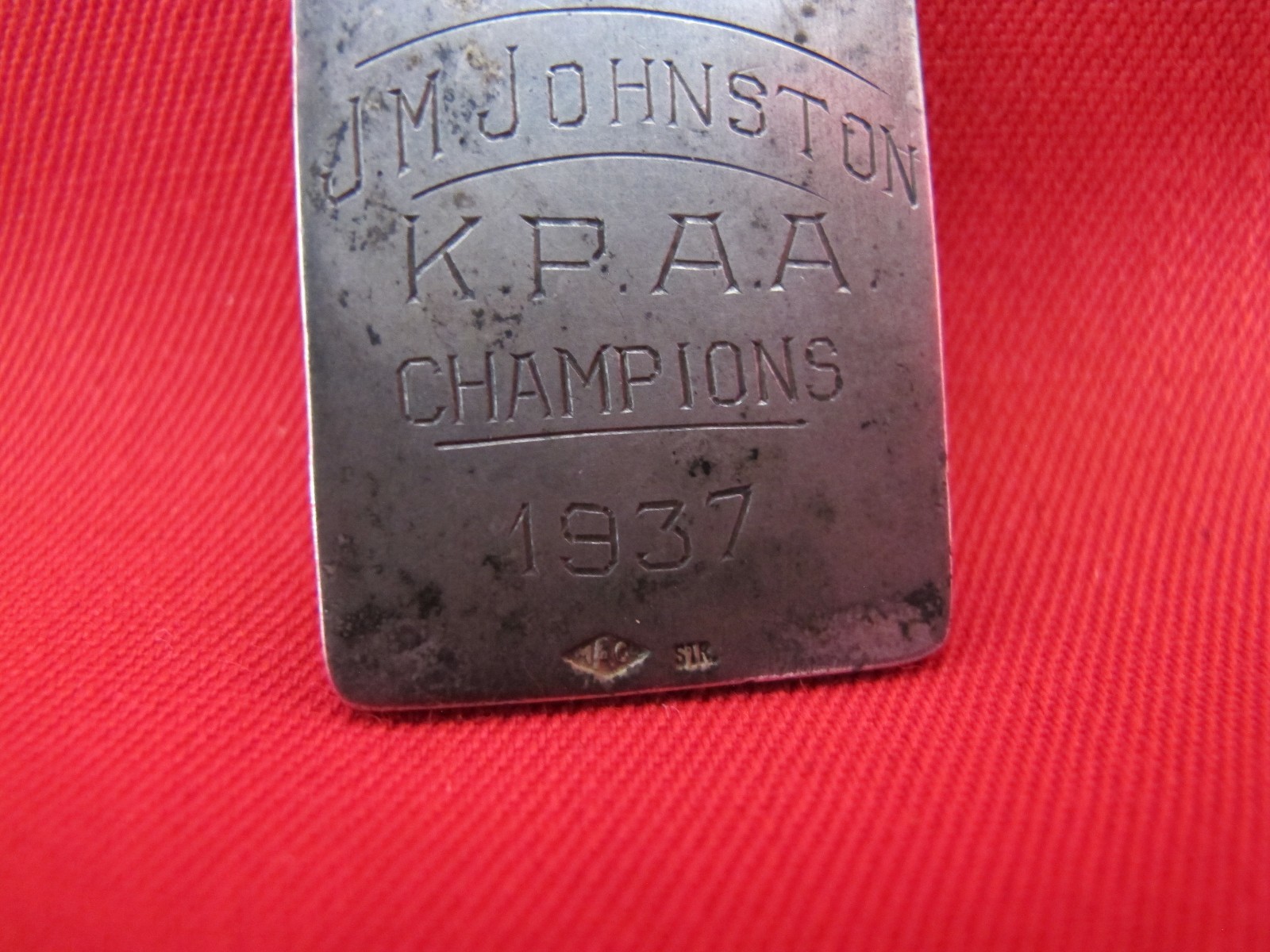 1937 Kodak KPAA Sterling Silver Golf Tournament Champions Award Medal Trophy