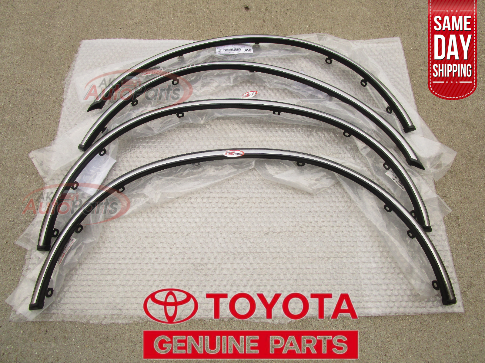mi様 95 - 00 TOYOTA TACOMA FRONT + REAR FENDER FLARE MOULDING