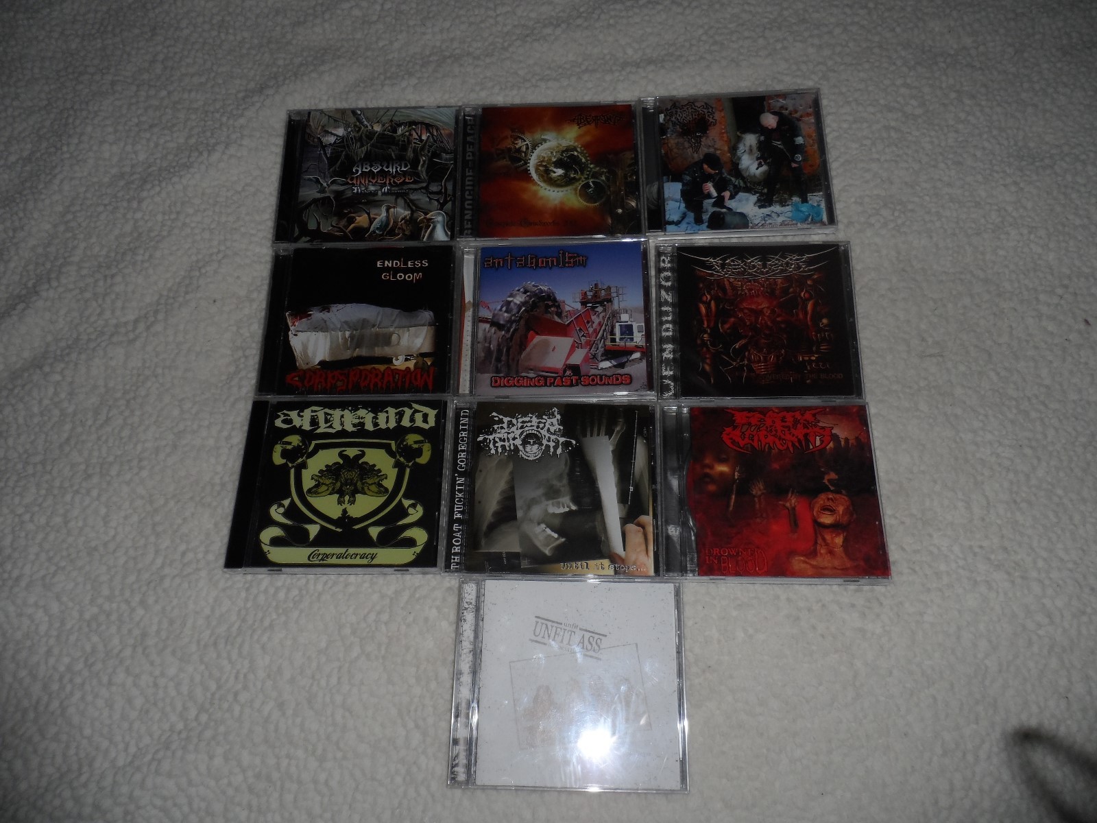 BRUTAL GRIND / DEATH METAL GOREGRIND CD LOT SOME HTF. OOP. RARE COLLECTORS LOOK5