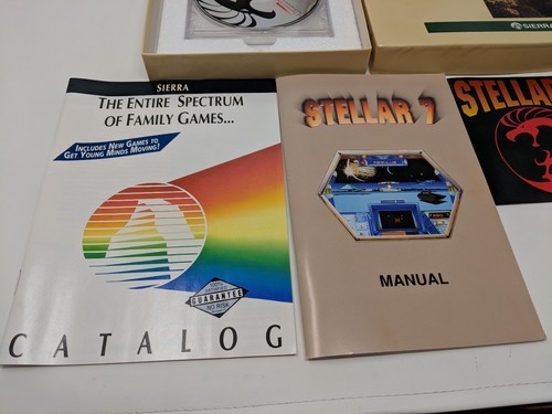 Vintage Stellar 7 MS DOS Tandy CD Shooter Tank Game PC Dynamix in box
