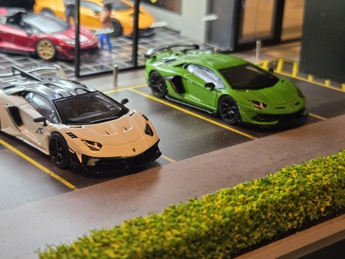 ミニカー MINI GT Lamborghini Huracan STO Arancio Mini GT 1:64 Diecast Model Car Lamborghini Huracan STO