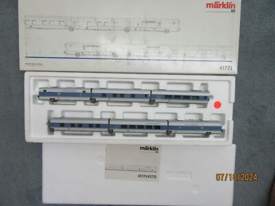 HO - Marklin 41771 Inter City Night - TALGO Design Hotel Train 6 Car Set - NIB