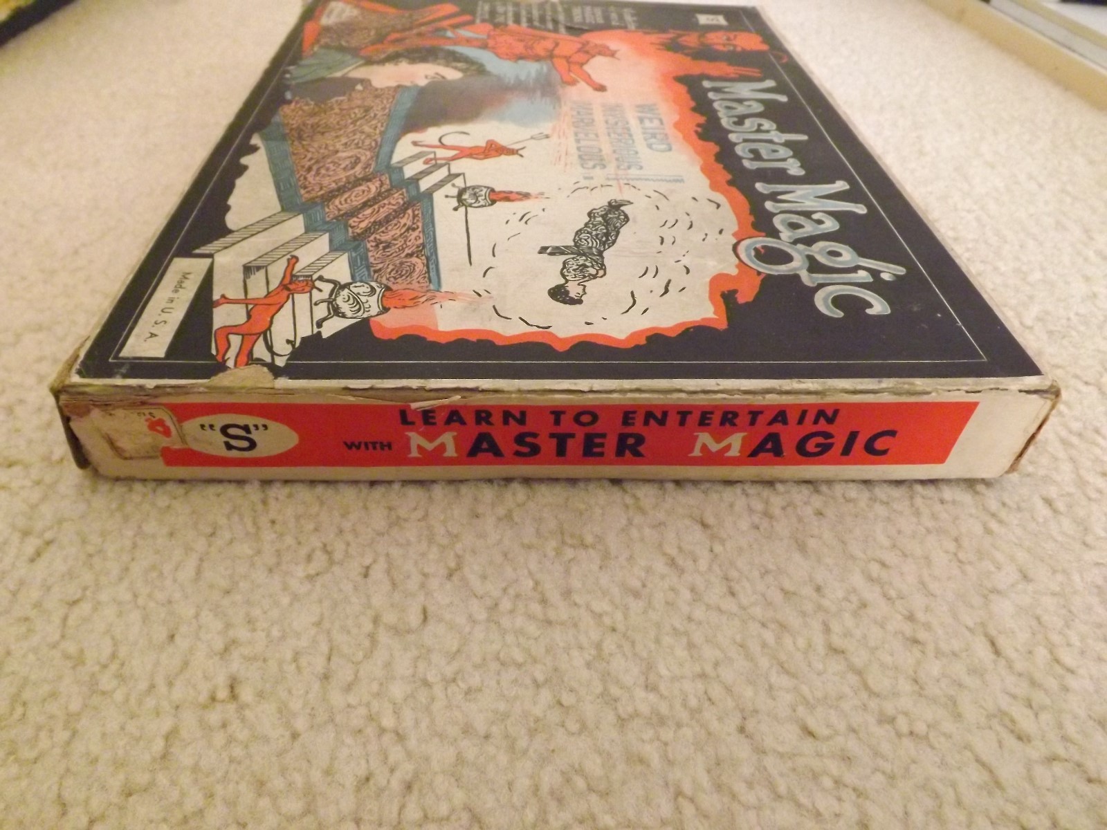 VERY RARE VIntage Master Magic Set Game DEVIL MYSTERIOUS SHERMS Original Box