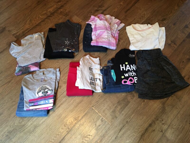 Girls Size 8 Clothes Lot Of 14 Pcs.~fall /winter~outifts~old Navy, Justice, So +