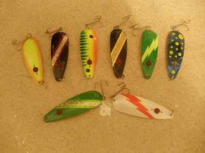 Three Trolling Peanut Flies For Salmon Trout **Sammys Slammers** 3