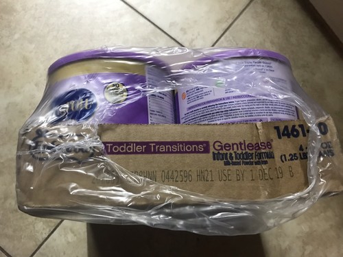 Enfamil Enfagrow Toddler Transitions Gentlease Formula 20 oz, 4 Cans 12/01/2019