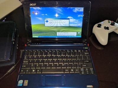 Acer one zg5 travel laptop - intel atom n270 1.60ghz, 150gb hdd, 1gb ram