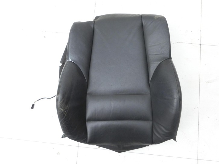 BMW 318Ci E46 00-03 Cabrio Sitzbezug Sitzpolster Leder Bezug Sitzkissen Schwarz Rechts Vorne BMW 318Ci E46 00-03... Bild 2