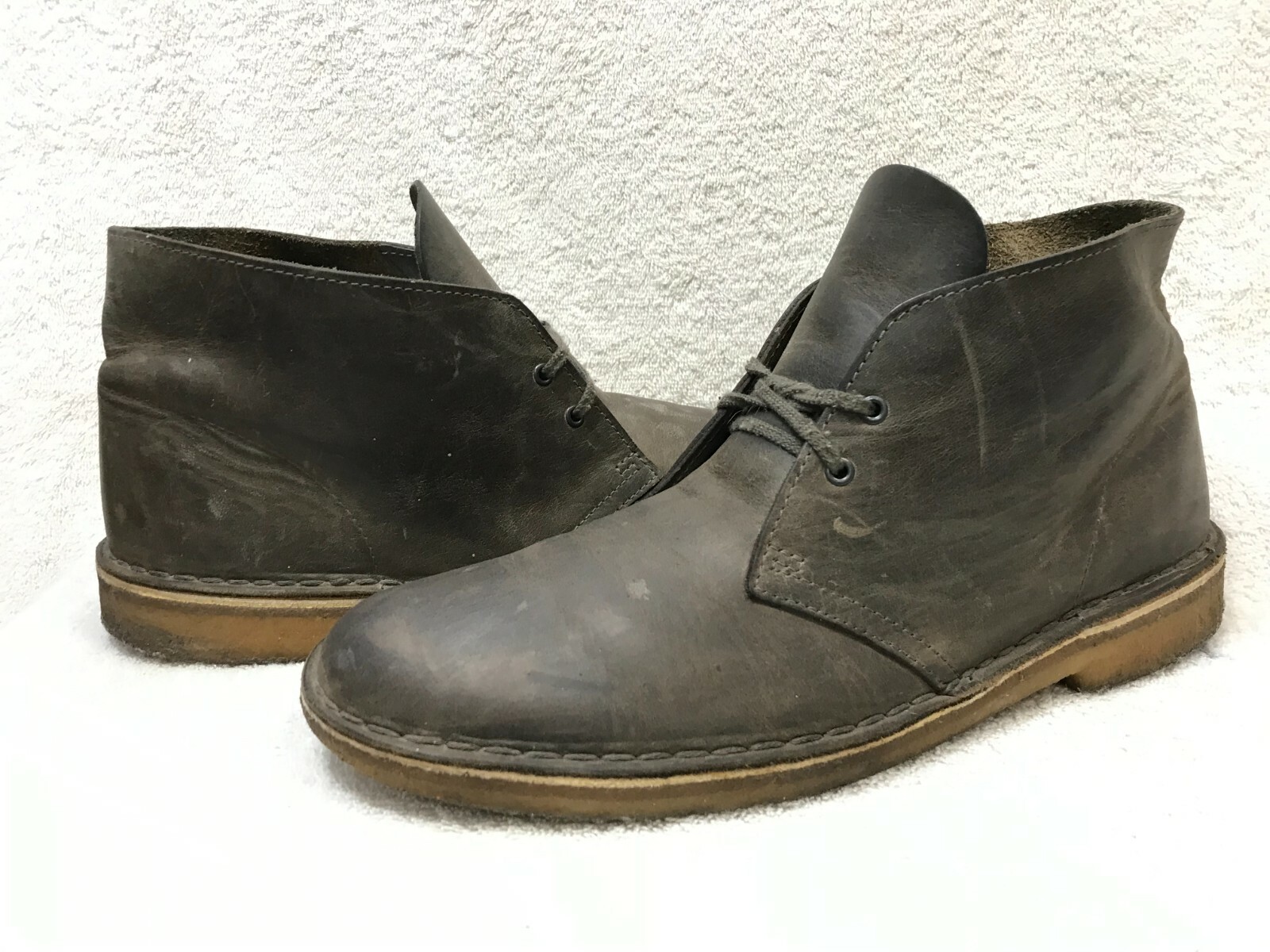 leather dessert boots