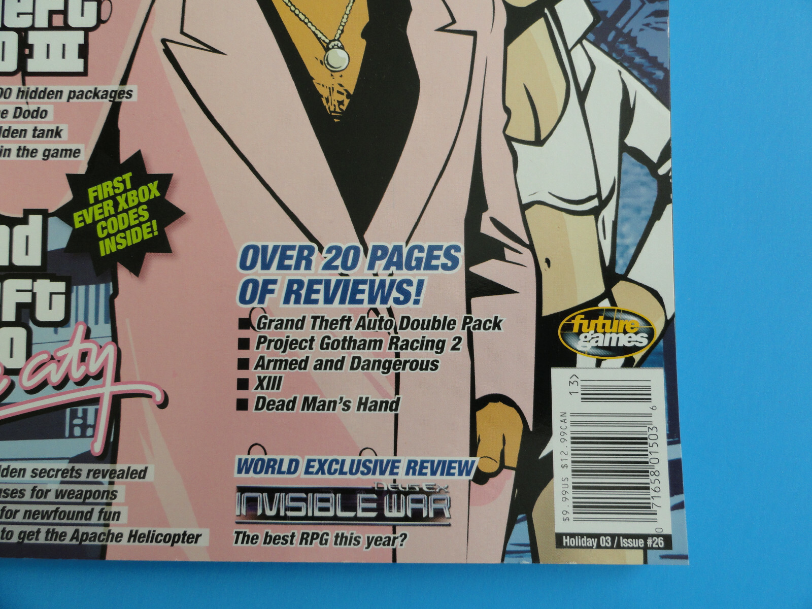 OFFICIAL XBOX MAGAZINE HOLIDAY ISSUE 2003 #26 - GRAND THEFT AUTO III & GTA VICE