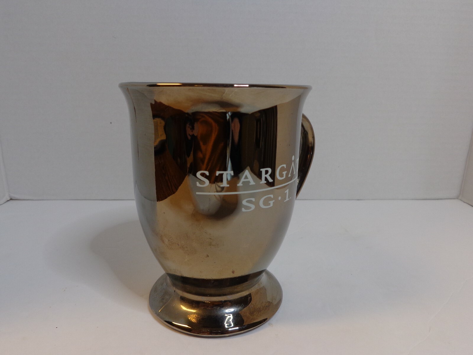 Stargate Command SG-1 TV Series Glass Mug 5 inch Tall NICE !!!!