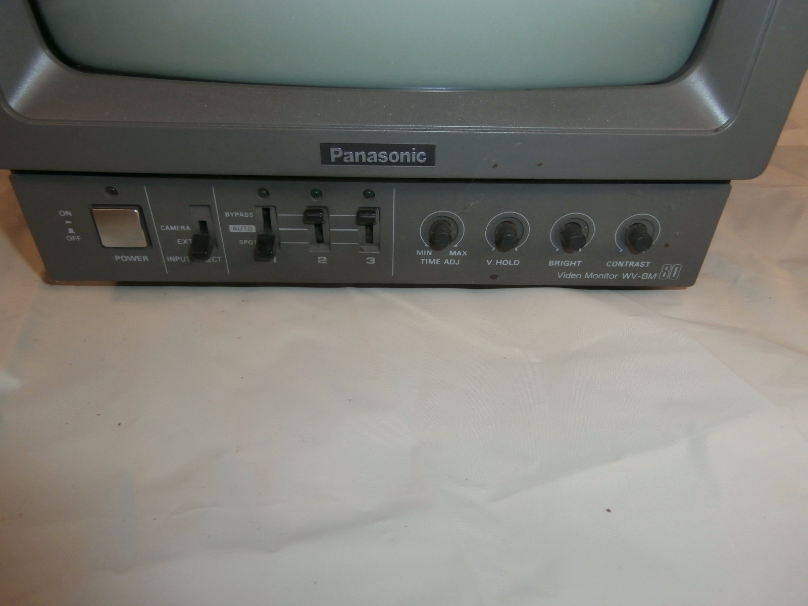 Panasonic WV-BM80 USED CCTV Black & White Monitor