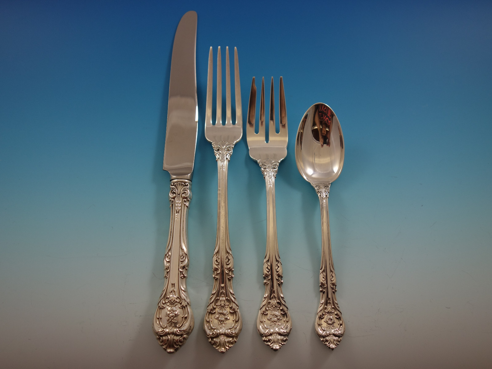 King Edward by Gorham Sterling Silver Flatware Set for 8 Service 32 pcs