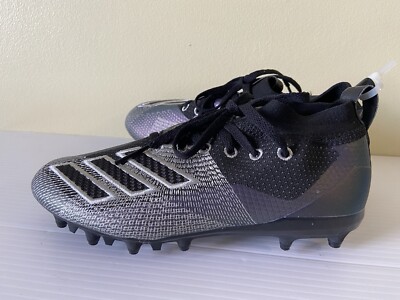 Adidas Adizero 8.0 Football Cleats Men s 5.5/ Women s 6.5 Black Purple Metallic