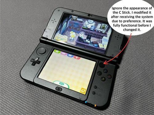 New Nintendo 3DS XL LL Metallic Black Console Stylus Working New Nintendo 3DS XL LL Metallic Black Console Stylus Working