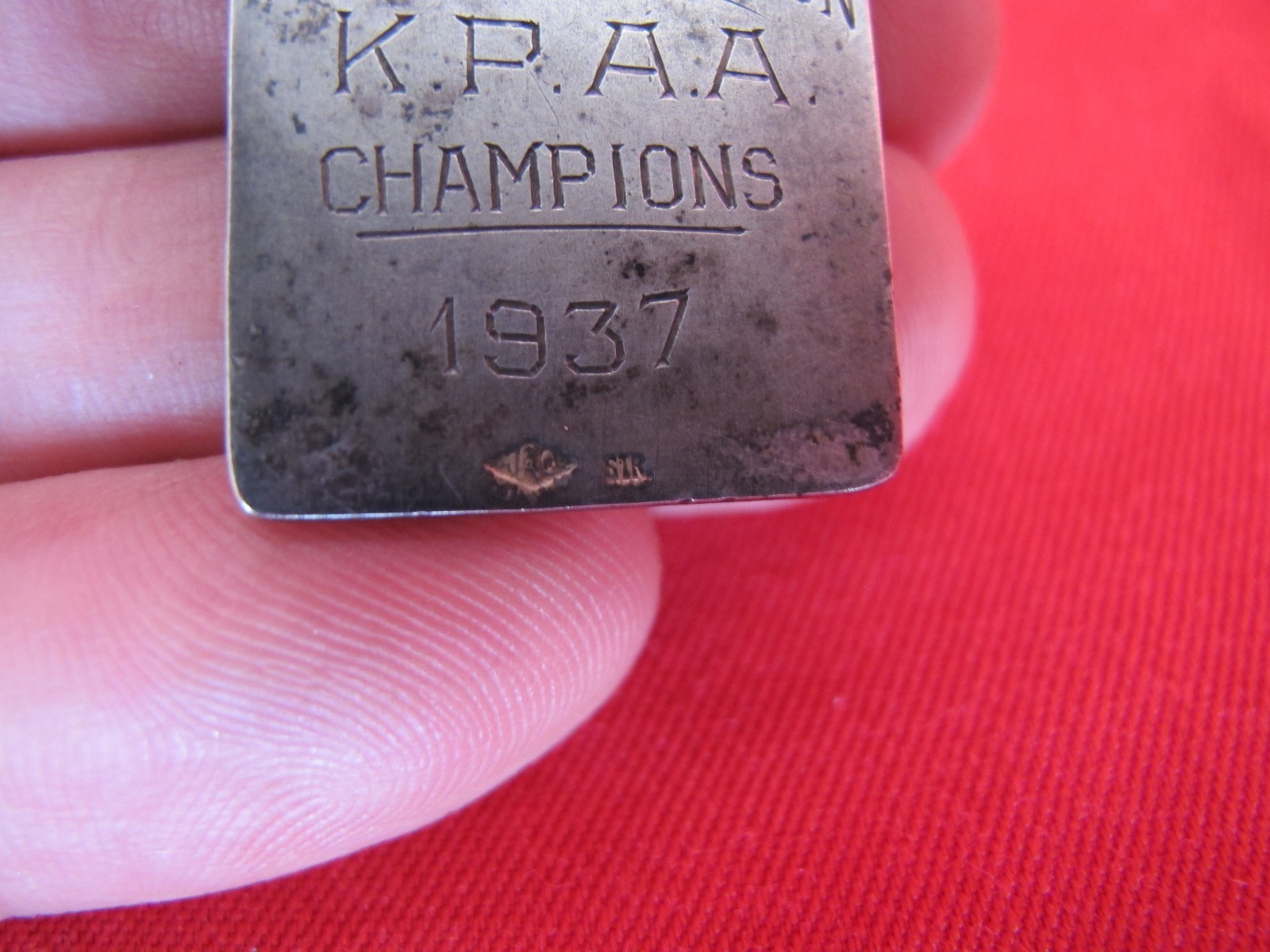 1937 Kodak KPAA Sterling Silver Golf Tournament Champions Award Medal Trophy